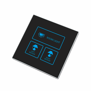 Solución de interruptores táctiles para habitación de Hotel, personalizada, con doble Control y función de Control maestro - Product Image 1