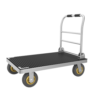 Carro de plataforma de acero ergonómico con alfombrilla de goma antideslizante-Carro de transporte de carga pesada para uso en taller/laboratorio - Product Image 2