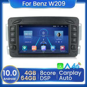 Android 11 SWC 8英寸RDS FM汽车2.5D汽车立体声适用于奔驰W209 W203 W168 <span class=keywords><strong>ML</strong></span> W163 W463 Viano W639 Vito <span class=keywords><strong>GPS</strong></span> 2USB