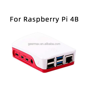 <strong>Raspberry</strong> <strong>Pi</strong> 4B Red and White Housing Plastic Enclosure <strong>Case</strong> Cover for <strong>Raspberry</strong> <strong>PI</strong> 4 Model B - Product Image 6