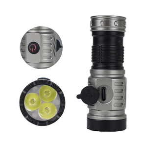 EMC en62471 RoHS BSCI Hight điện nhôm 800 <span class=keywords><strong>lumens</strong></span> Li-ion pin sạc điện phí <span class=keywords><strong>LED</strong></span> Torch ánh sáng đèn pin - Product Image 2