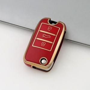 Gold Edge <strong>Key</strong> Fob Cover Fit for Roewe RX5 <strong>MG</strong> <strong>ZS</strong> GT GS 350 360 750 W5 Class Accessories Soft TPU Protection Car Case Shell - Product Image 5