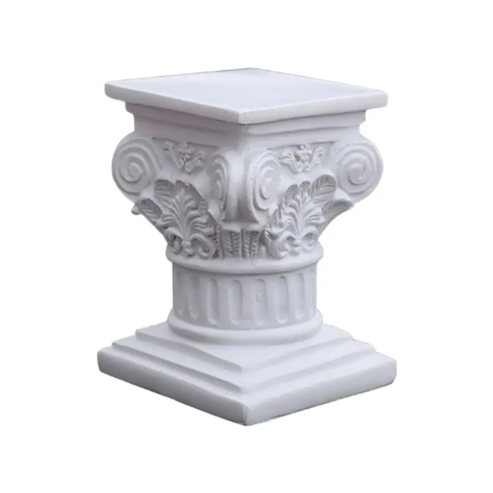 11.5x8.5x8 colonne romaine Statue romaine plâtre pilier résine Sculpture pour la décoration de la maison cadeau
