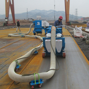 Beton kumlama makinesi yatay bilyeli temizleyici küçük taşınabilir yol yüzeyi kumlama makinesi - Product Image 5