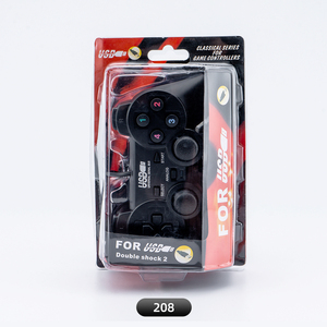 Controlador de juegos USB para PC con un solo motor incorporado Gamepad con cable para PC 208 controlador de juegos 706 controlador de juegos