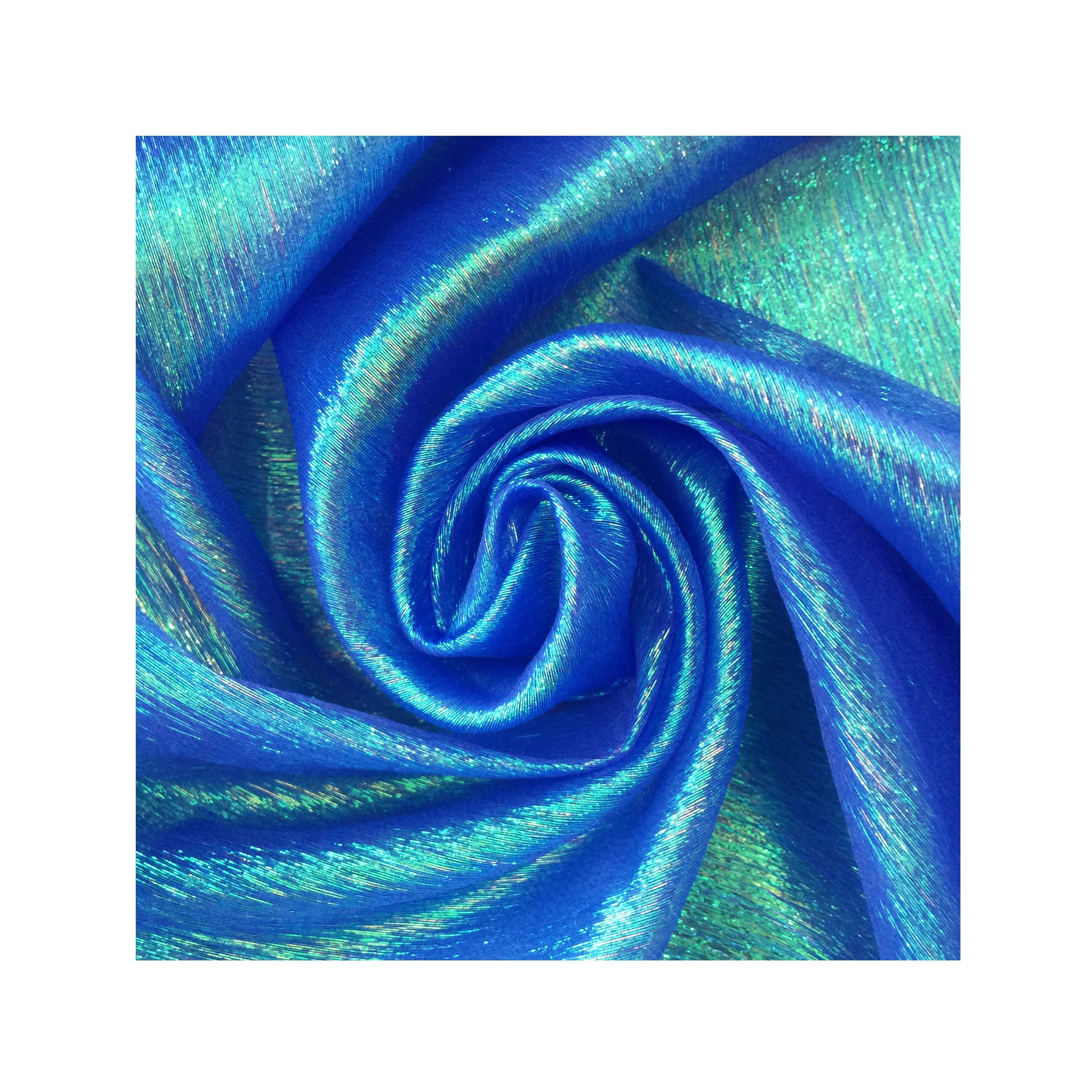 Роскошная многоцветная шелковая атласная ткань полиэстер Мерцающая атласная драпировка ткань для Абайи полиэстер Корея