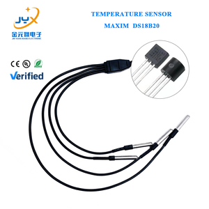 <strong>DS18B20</strong> <strong>temperature</strong> <strong>sensor</strong> with 4 <strong>temperature</strong> probes for multi-point <strong>temperature</strong> measurement