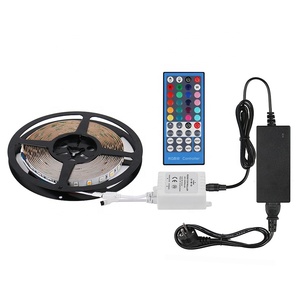 SMD5050 RGB + W Смарт-светодиодная лента DC24V RGBW комплект светодиодных лент со светодиодным контроллером адаптера для домашнего освещения - Product Image 3