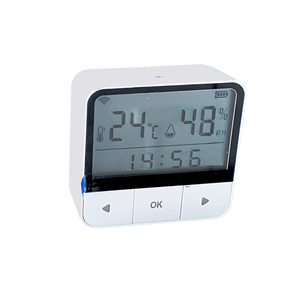 El sensor detector de temperatura y humedad de invernadero inalámbrico Tuya funciona con la red WiFi DE LA APLICACIÓN Smartlife Tuyasmart - Product Image 1