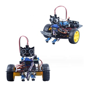 Programmierbares intelligentes Auto-Chassis Auto 2WD Spielzeug DIY-Autokit Infrarot-Roboter-Kit - Product Image 1