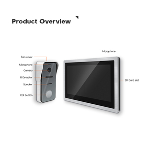 Sistema de videoportero TCP/IP con cámara a color Kit de timbre Conectividad de aplicación Smart Tuya para uso en apartamentos - Product Image 2