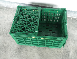 Bán Sỉ Giỏ Trái Cây Bằng Nhựa Cứng 530X360X310 Mm Hộp Vận Chuyển Rau Củ Chắc Chắn Thùng Trái Cây Táo Bằng Nhựa Lưới - Product Image 5