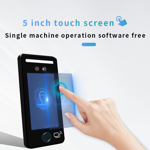 5-Zoll-Fingerabdruck-Gesichtserkennung Mitarbeiter-Anwesenheit maschine Cloud-System RJ45 WIFI-Zugangs kontrolle Entsperren Sie die Gesichts erkennung - Product Image 4
