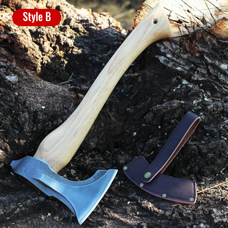 Axe + Leather sheath