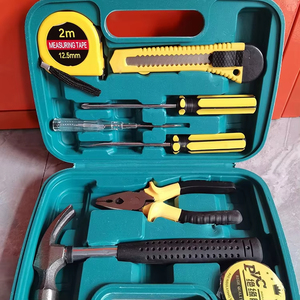 Sıcak fabrika doğrudan satış 10 el aletleri destek OEM özel 1 yıl garanti acil donanım ev tipi el aleti takım - Product Image 5
