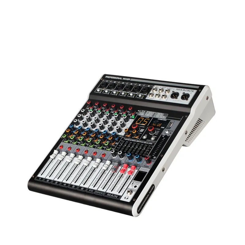 Mini 6 Channels MP3 Function USB And Professional Audio Mixer Console Party Essentials