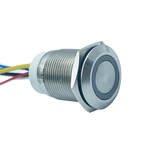 IPX8 impermeabile sigillato Anti-vandalo interruttore 19mm momentaneo Reset di tenuta 19mm interruttore a pulsante RGB - Product Image 6