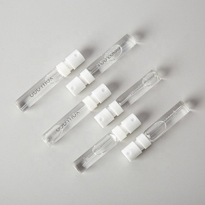 Mini Tester Empty 1 ml 1.2 ml 1.5 ml 2 ml <strong>2.5</strong> ml White Spray Glass <strong>Perfume</strong> Bottle - Product Image 1