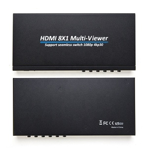 <strong>HDMI</strong> Switch 8x1 <strong>HDMI</strong> <strong>Switcher</strong> Quad Screen Multiviewer Multi-Viewer <strong>HDMI</strong> Seamless <strong>Switcher</strong> 4K 1080P With Remote Control for TV - Product Image 2