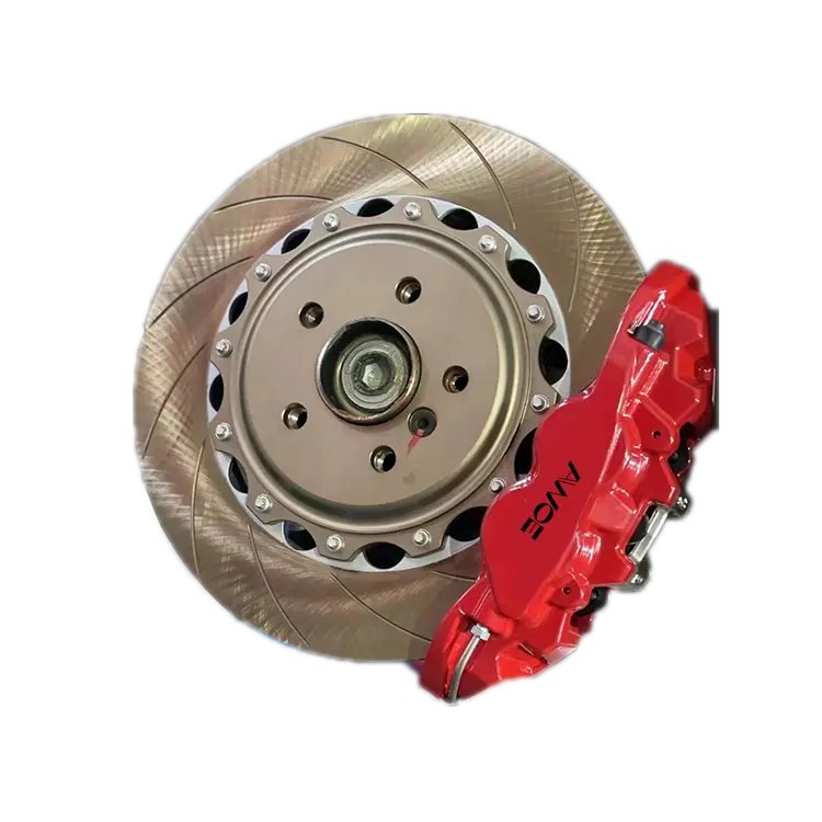 Système de freinage automatique aw 8530 4 pistons étrier de frein à disque rouge pour honda Civic FIT AUDI a3 8l