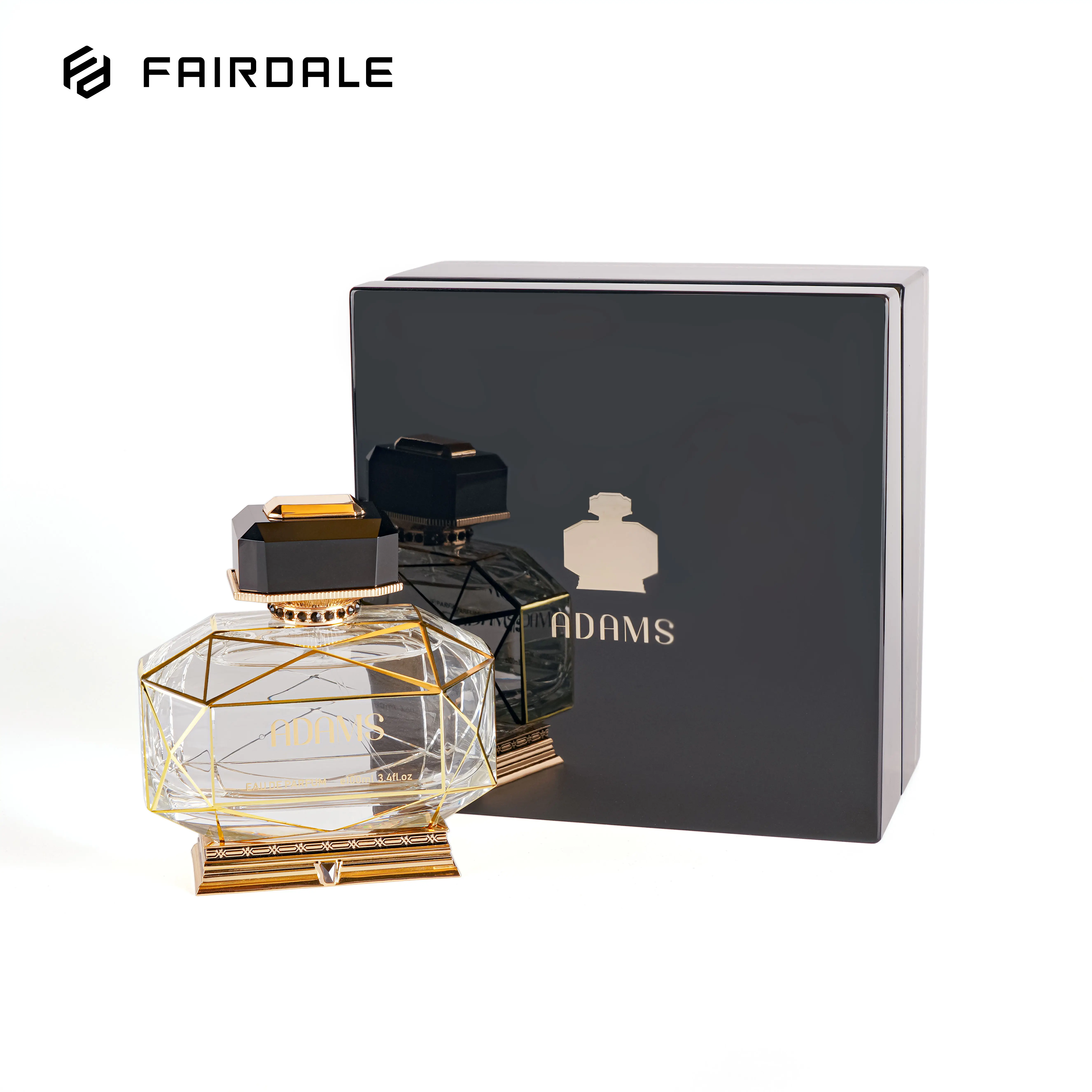 Fabricante nuevo embalaje personalizado recarga 50ml 100mL botella de perfume de lujo vacía de vidrio con caja