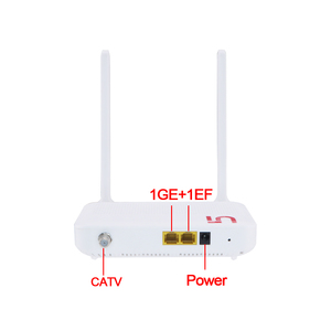 Dual Band xpon ONU สำหรับ FTTH พร้อม1FE 1GE CATV เวอร์ชั่นภาษาอังกฤษและไร้สาย LAN 2.4G WiFi ไฟเบอร์ GPON เราเตอร์ SC APC - Product Image 2