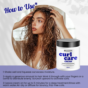 ครีมดัดผมที่กำหนดไว้ให้มีน้ำหนักเบาบำรุงเพิ่มวอลลุ่มสร้างเด้งหยิก - Product Image 6