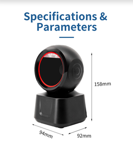 CX70 sistema di cassiere omnidirezionale 2D codice a barre lettore di codici qr usb cablato Scanner di codici a barre prezzo Desktop in vendita - Product Image 5