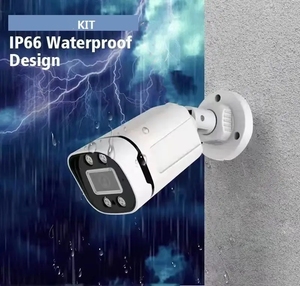 Werbeartikel IP-Kamerenset p2p sowohl Stecker- als auch Gebrauch 4CH POE NVR kugel-wasserdichte farbige Büronetzwerkkamera - Product Image 3