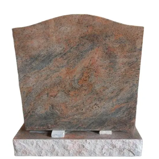 Eenvoudige Grafsteen Hoofd grafsteen graniet grafsteen en monument