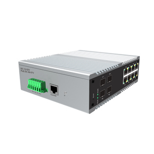 <span class=keywords><strong>6</strong></span>-poorts beheerde industriële Ethernet fiber switch Gigabit SFP DIN-rail PoE 48V SNMP QoS 10/100/1000M netwerkswitch - Product Image 5