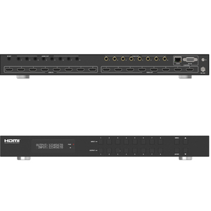 18Gbps 8x8 HDMI Matrix พร้อมฟังก์ชัน Arc IR REMOTE, RS-232, LAN และ Web gui. - Product Image 3