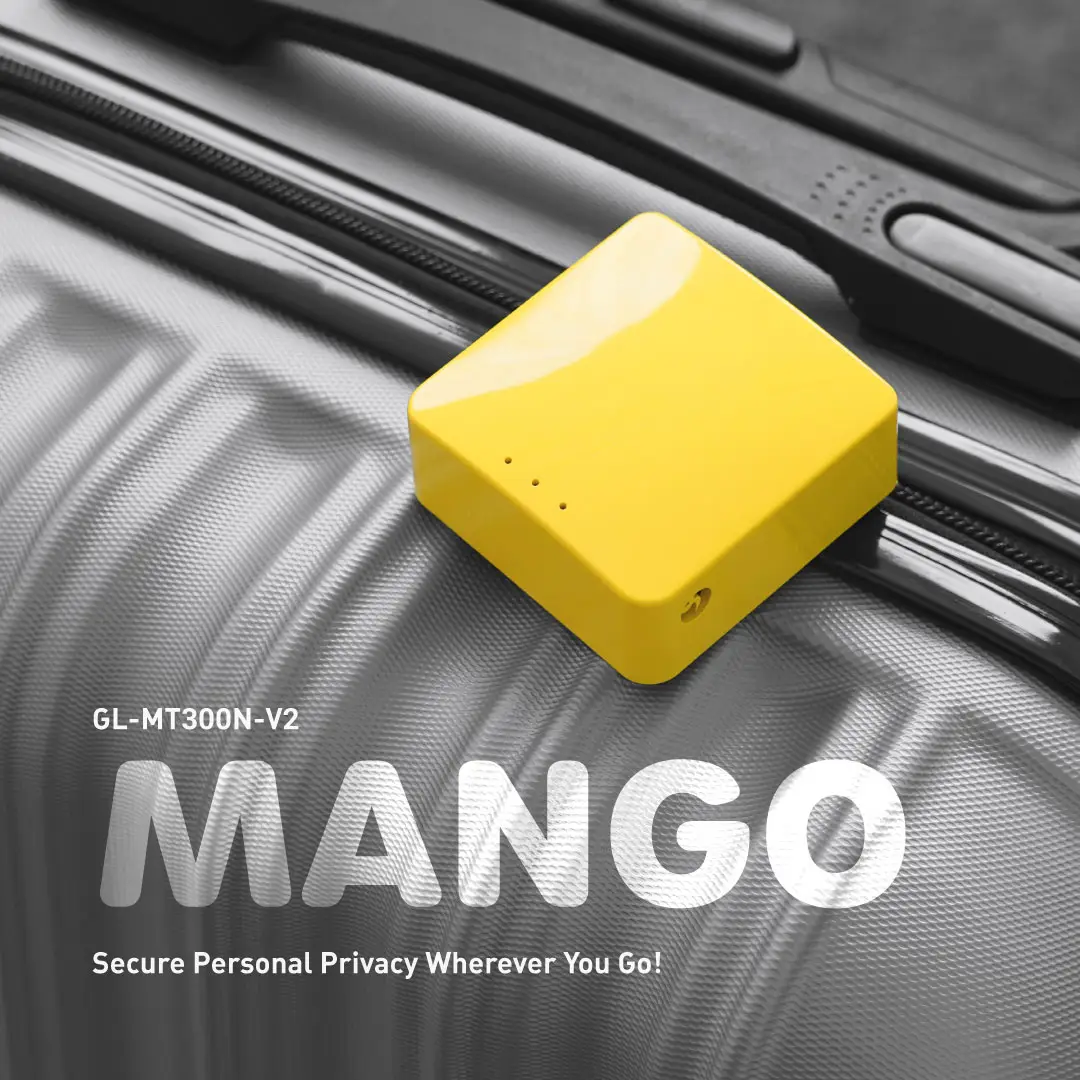 جهاز توجيه واي فاي صغير لاسلكي GL iNet Mango 300 ميجا بايت/ثانية محمول جيب واي فاي جدار حماية شبكة Openwrt VPN شبكة الإنترنت للسفر