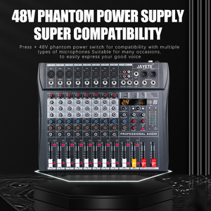 Factory Portable Music Mixer Sound <strong>System</strong> 48V DC 24DSP 24bit <strong>DSP</strong> Effect <strong>Processor</strong> Board <strong>Audio</strong> Mixer Console