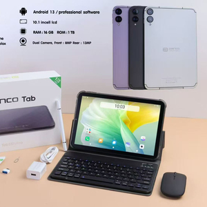 解锁10英寸安卓标签S10超平板电脑原装16gb + 1TB安卓13.0双卡MTK八核处理器双卡插槽 - Product Image 1