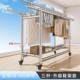 202 Stainless Steel Three-Pole Shoe Rack