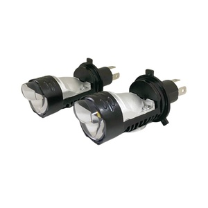 H4โปรเจคเตอร์เลนส์ LED X1ไฟหน้ารถ Pro 55W พร้อมเลเซอร์อุณหภูมิ6000K ระบบให้แสงสว่างอัตโนมัติ - Product Image 2