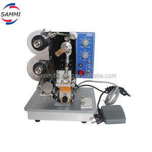 Halbautomati scher Heiß stempel drucker 241B, Farbband-Chargen nummer und Verfallsdatum-Codier maschine - Product Image 5