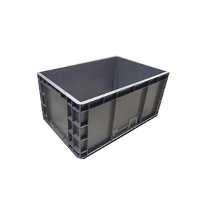 Caja de plástico apilable para almacenamiento, contenedor de almacenamiento de plástico para almacenamiento de logística - Product Image 1