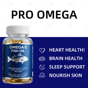 Omega 3 kapsul minyak ikan softgel untuk kulit dan rambut nutrisi omega 3 kapsul minyak ikan - Product Image 5