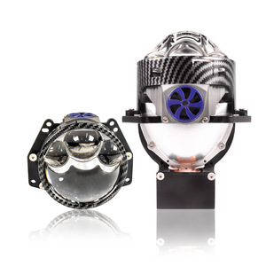Yosovlamp <span class=keywords><strong>90w</strong></span> ישיר חזק פנס קדמי 3 אינץ 'המכונית הוביל עדשה כפולה עם מניפה ישירה לייזר משולש מאוורר תואם תואם את x5 x6