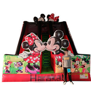 2025 commerciale gigante esterno bandiera in Pvc gonfiabile Mickey scivolo pallone gonfiabile per bambini e adulti - Product Image 1