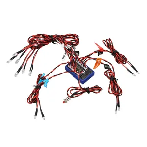 ไฟแฟลช LED อัลตร้า12ชุดระบบโคมไฟสำหรับ1/10 1/8รถ RC ดริฟท์ Tamiya CC01 4WD แกนรถบรรทุก SCX10ของเล่นโมเดล D90 - Product Image 1