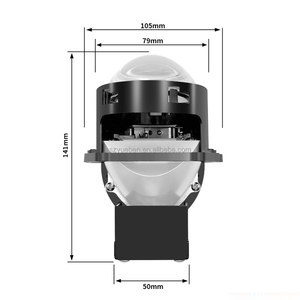 High-Power 100W <strong>LED</strong> Projector Lens Easy Installation High Brightness Cool White Light for <strong>BMW</strong> X5 and X3 12V Volta - Product Image 6
