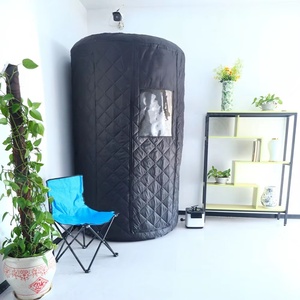 Round Shape Portable Home Steam Sauna Kit 2m Modern Design Wet Steam Generator Skin-Friendly PVC Inner Inflatable Frame - Product Image 4