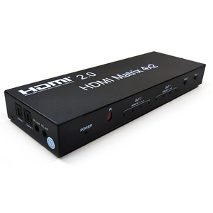 Matriz HDMI 4k60 4x2 con EARC D-o-lby Vision SPDIF Salida de audio óptico 4 en 2 salidas HDCP 2,2 Gestión EDID - Product Image 3