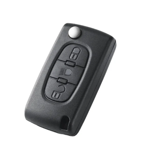 3 düğmeler araba anahtarı kabuk araç tuşları uzaktan Fob durumda araba alarmı kapak konut anahtarsız CITROEN C2 C3 C4 C5 C6 HU83 ve CE0536 için - Product Image 1