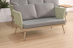 داروين الروطان تصميم عصري جديد دائم مجموعة محادثة أريكة مقطعية صالة حديقة فندق على شكل حرف L - Product Image 5