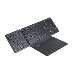 <strong>Wireless</strong> Tri-Folding Portable <strong>Keyboard</strong> with Touchpad Full Size Ultra Slim Folding Mini <strong>Keyboard</strong> <strong>for</strong> Win/<strong>Android</strong>/ IOS/<strong>OS</strong>/HMS - Product Image 2
