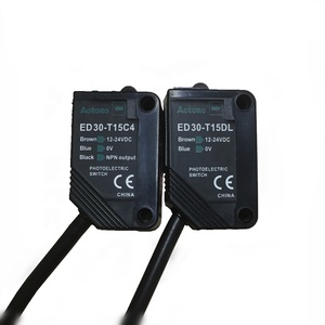 宽光束传感器光ED30-T15C4，T15DL光束通过反射器光电光电池传感器开关 - Product Image 1